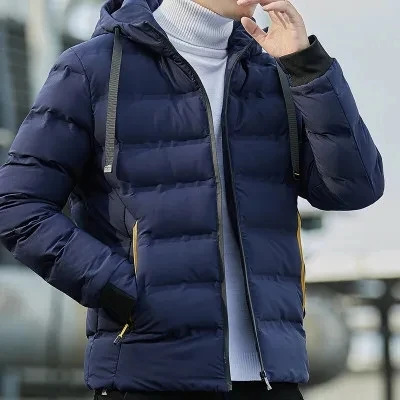 แจ็คเก็ตฤดูหนาวผู้ชายกำมะหยี่หนา Parkas Big Size Thicken Warm Windbreaker แจ็คเก็ต Homme เสื้อแจ็คเก็ต Outwear