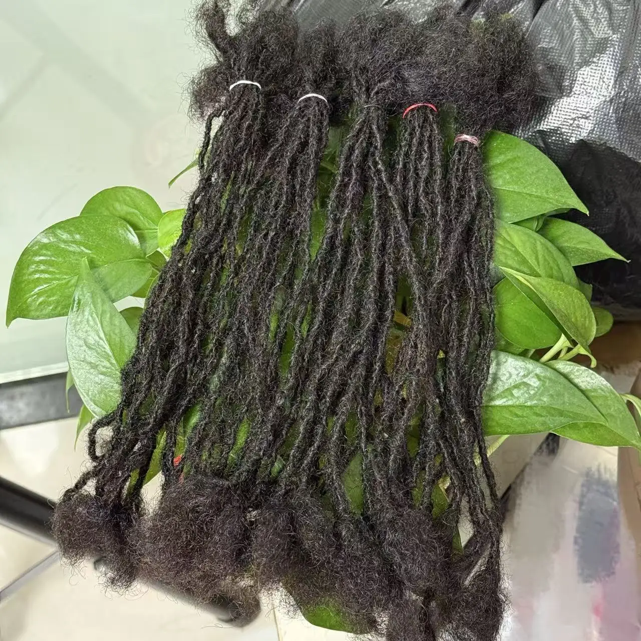 0.2 سنتيمتر Inter Loc Dreadlock تمديد Sisterlocks 100% الشعر البشري اليدوية مايكرو Locs لينة الشعر الطبيعي المجدل