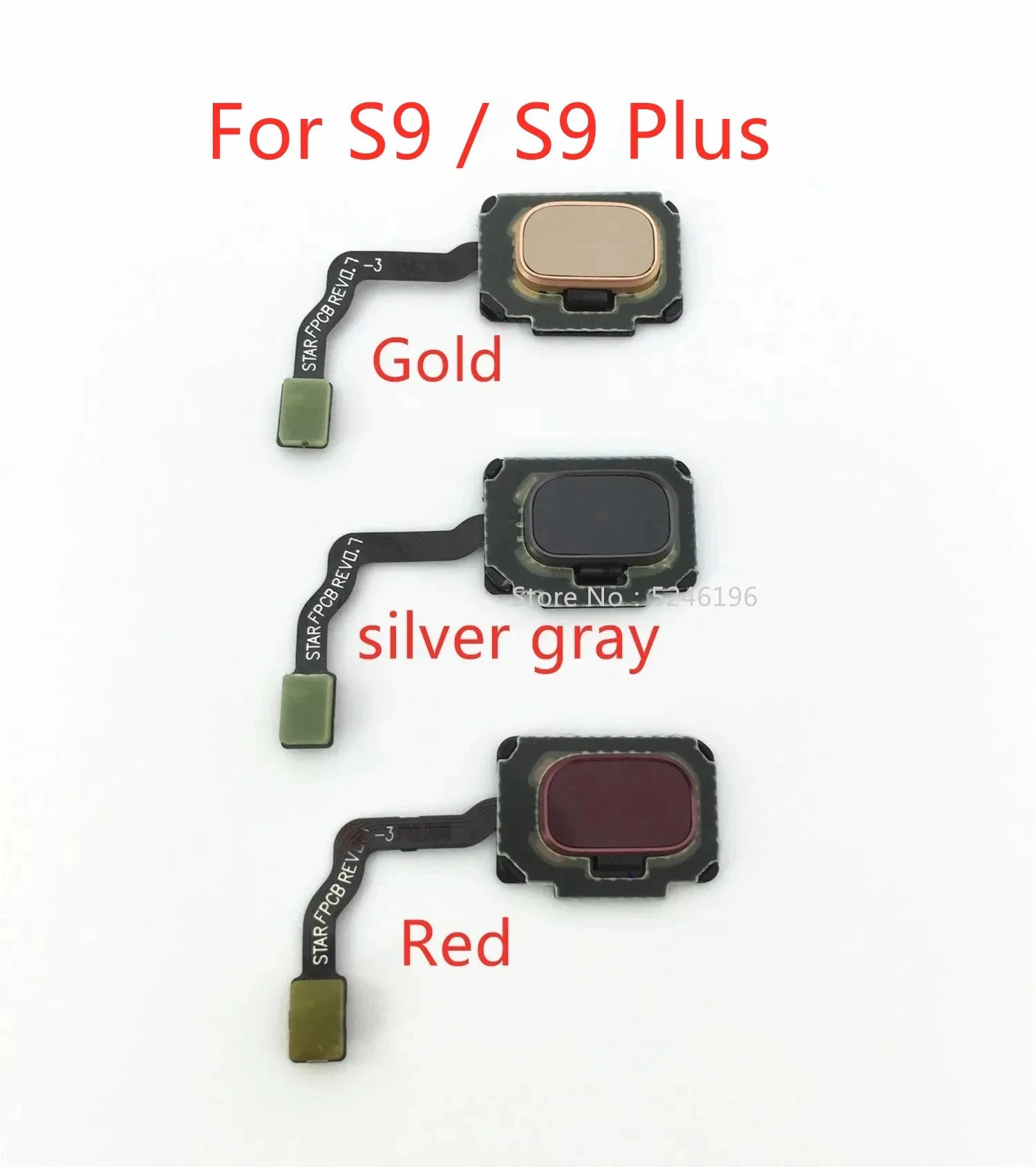 1pcs Fingerprint Sensor Flex Cable For Samsung Galaxy S9 G960 G960F S9+ G965 G965F Note 8 N950 N950F Touch ID Replace Part