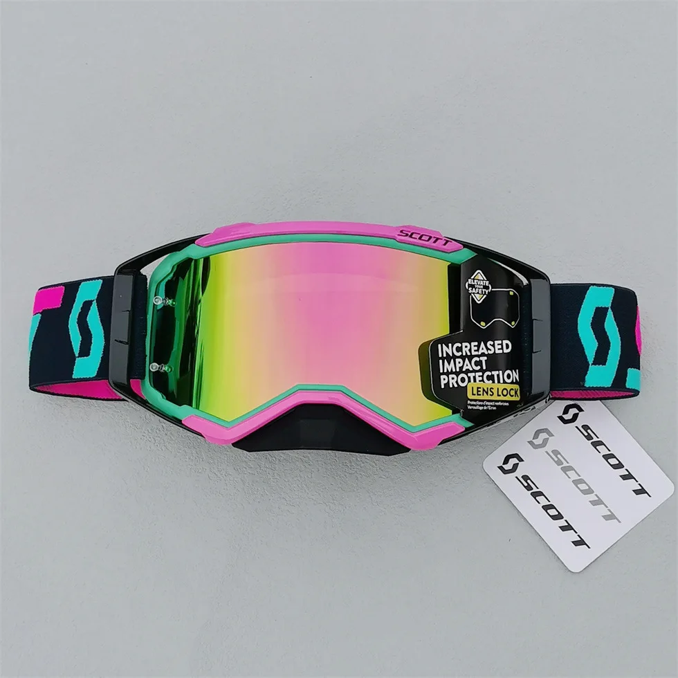 

Scott Motorcycle Goggles for Harley Windproof Dustproof Ski Snow Sports Riding Glasses Anti-Fog UV Protection