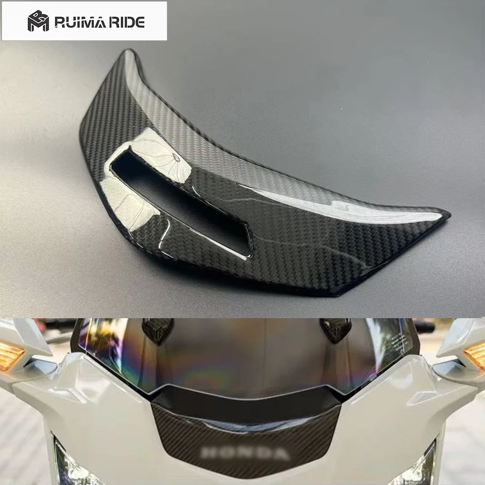 Motorcycle Modified carbon fiber Fairing Head Cover Front Upper Cowl For Honda Goldwing Gold wing GL1800 F6B GL 1800 2018-2024