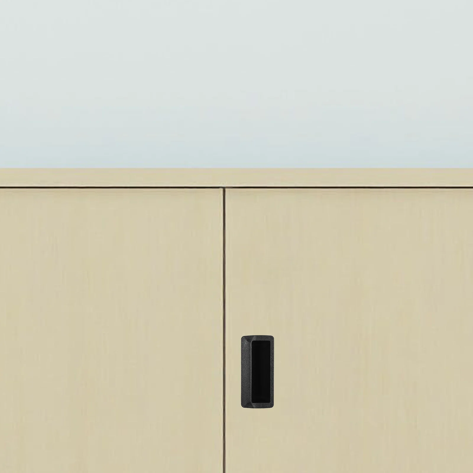 

10Pcs Flush Door Pull Handle Cabinet Drawer Plastic Recessed Modern Pulls Black Knobs Easy Install Safe No Sharp Edges Improved