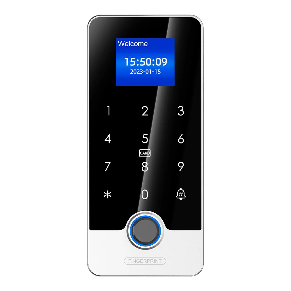 Waterproof Bluetooth Tuya Fingerprint Access Control System RFID Keyboard Metal Touch Keypad WG26 Smart APP Unlock Door Opener