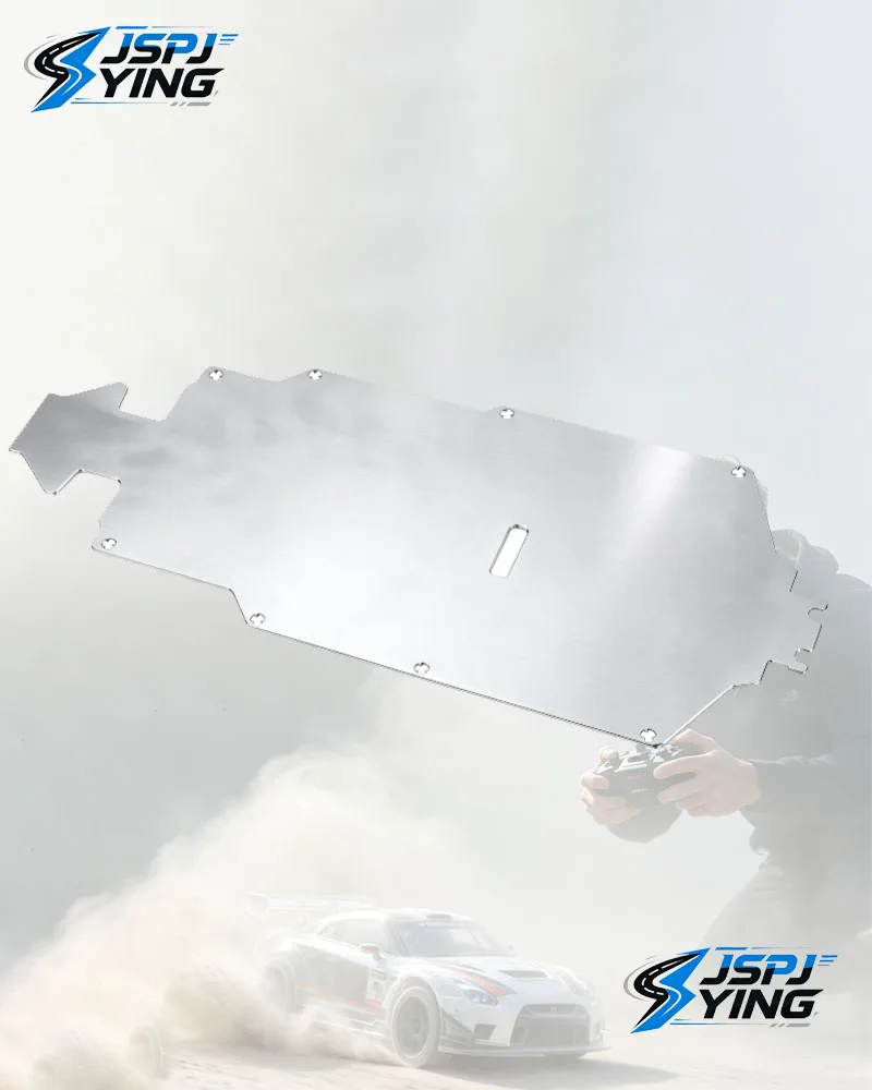 Aluminum Alloy Chassis Armor Skid Plate Metal Bottom Guard Protector for 1/7 KKPIT KRT XNR Xuan Niao RC Rally Car Upgrade Parts
