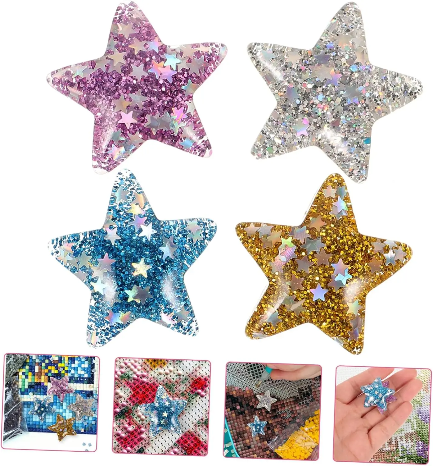 Praktischer Diamant-Mosaik-Positionierer, 5D-Strass-Bild, Zeichnungszubehör, Stickerei-Locator, Bastelzubehör