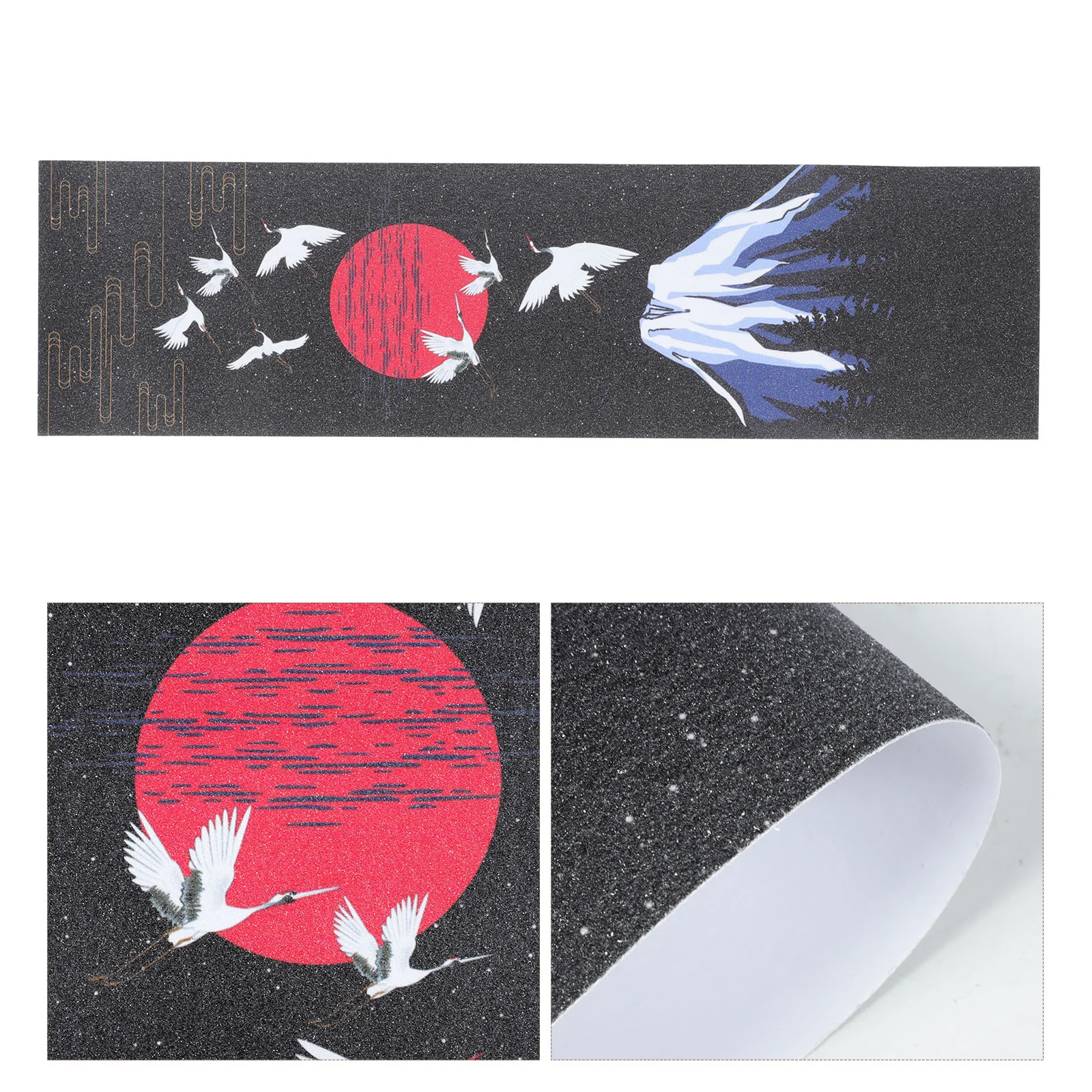 Four Wheel Skateboard Sticker Adhesive Grip Tape Sandpaper for Skateboards Accessories