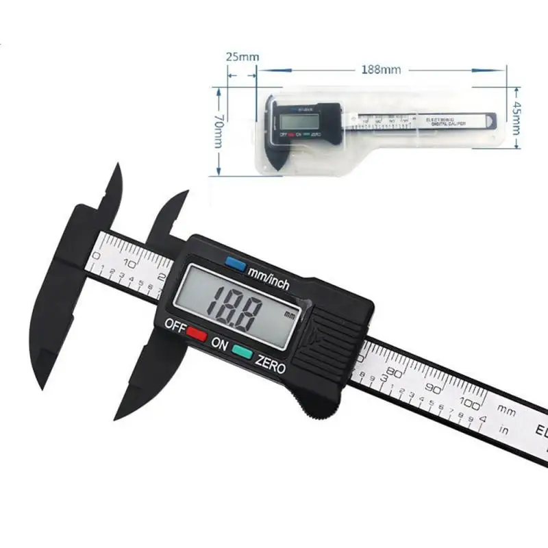 Digital Caliper 6 Inch Electronic Vernier Caliper 100mm Calliper Micrometer Digital Ruler Measuring Tool 150mm 0.1mm