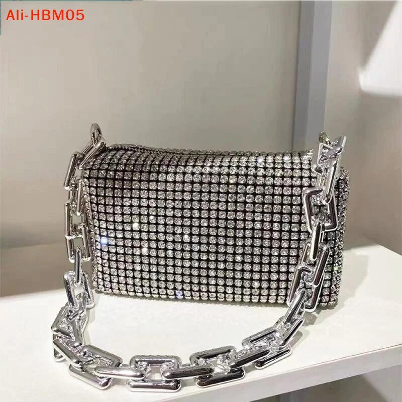 (HB05)Summer Trend Luxury Fashion Travel Shoulder Handbags Purses Bling Diamond Design Small Crossbody Messenger Bags for Women