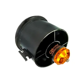 QX-Moto70MM EDF 6 blade Fan With QF2827 2300KV 3500KV 3800KV Brushless Motor 4s 6s For DIY RC Airplanes Model Parts