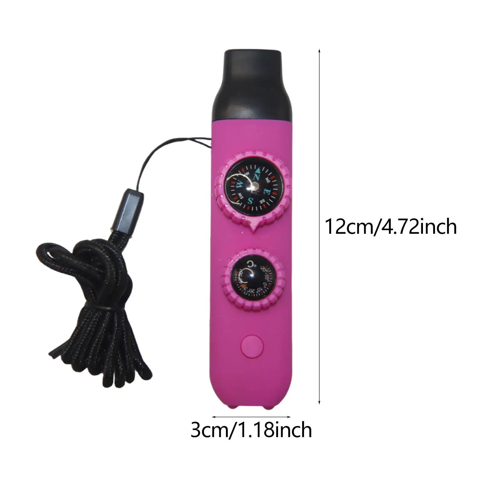 بوصلة معدات متعددة الاستخدامات، متعددة الأغراض، محمولة مع حبل للمشي لمسافات طويلة والسفر والتجديف بالكاياك #6