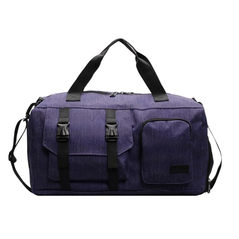 340D Large Capacity Fitness Bag Travel Bag Luggage Bag Fashion Sport Bag Overnight Bag with Shoe Compartment Weekender Bag