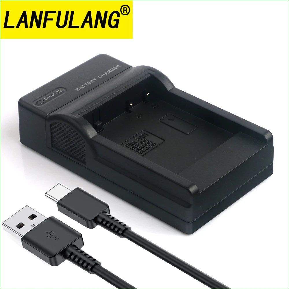 DMW-BCF10 Camera Battery Charger Compatible With For Panasonic DMC-FT4 DMC-FX40 DMC-TS2 DMC-TS3 DMC-TS4 DMC-FX75 DMC-TS1