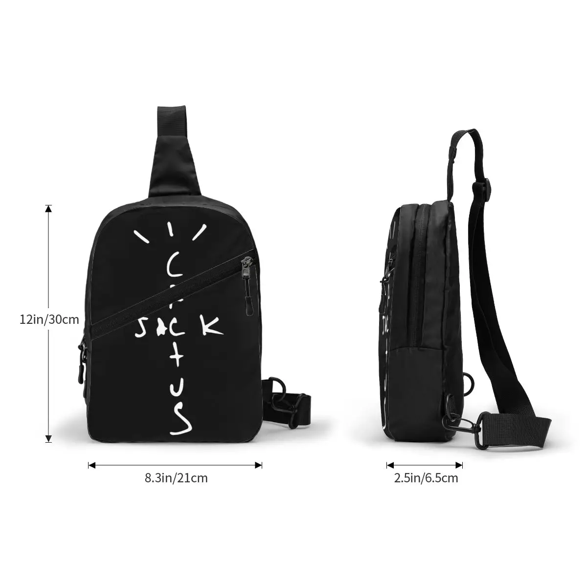 Melhores logotipos jack cactus saco de peito dos homens estilingue crossbody mochila saco de peito viajar caminhadas daypack bolsa de ombro