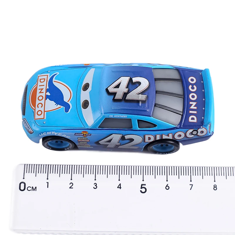 Disney Pixar Cars Toys Kids Gift Lightning McQueen Collection No.42 Cal Weathers 1:55 Diecast Metal Alloy Boy Toy Car