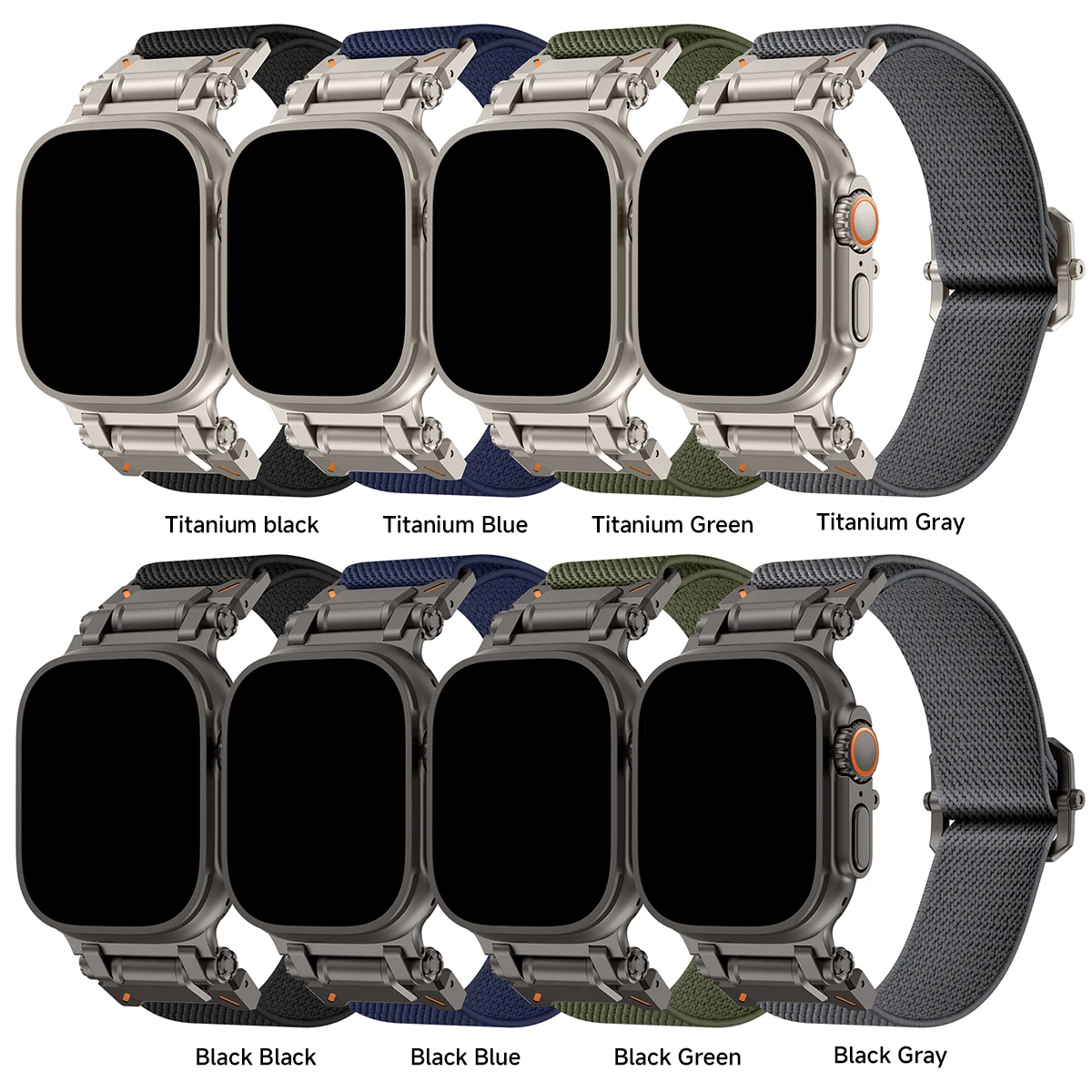 Correa deportiva de nailon para Apple Watch 2, 49mm, 10, 9, 8, 7, pulsera tejida, conector de Metal para Iwatch Series 46mm 45mm 6 5 se 44mm 42