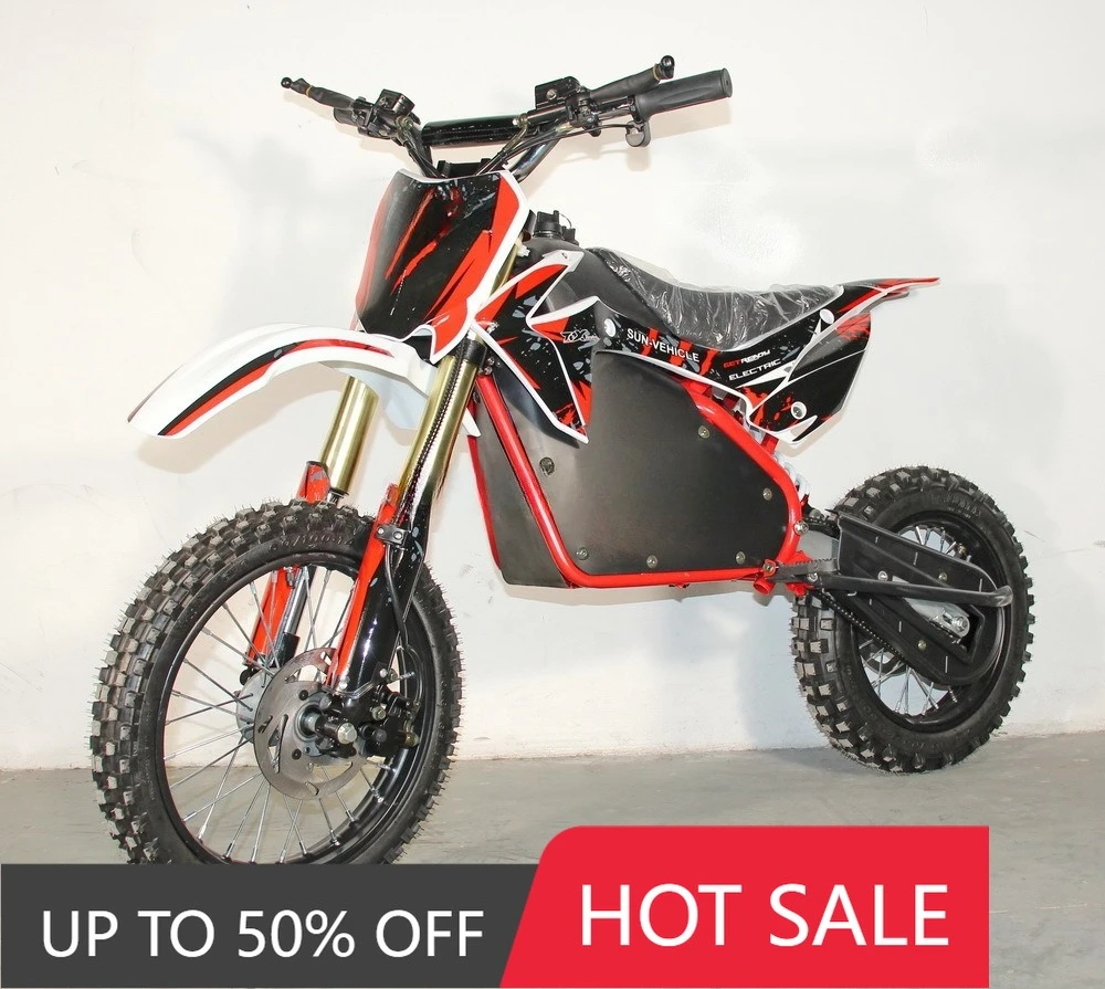 RRE 1200W Electric Off-Road Bike Mini Off-Road Motorcycle Super Off-Road Bike Kids Pit Bike 48v Automatic