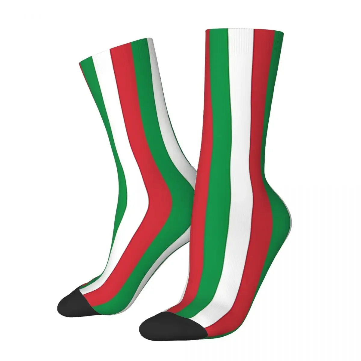 Flag Of Italy Socks Harajuku Super Soft Stockings All Season Long Socks Accessories for Unisex Christmas Gifts