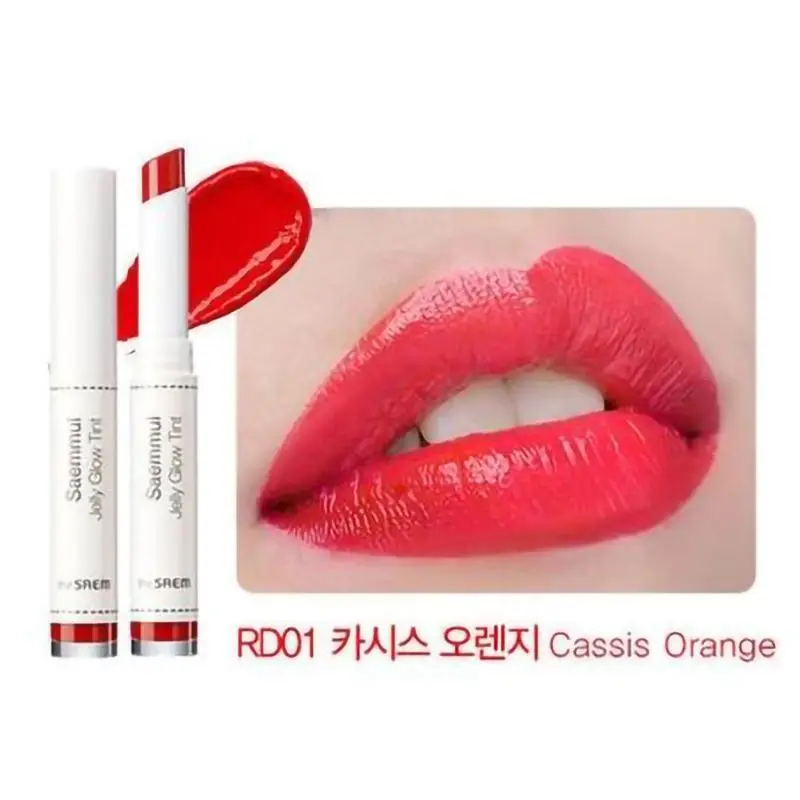 The Saem Saemmul Jelly Glow Tint Lip Lipstick Pen Makeup Waterproof Non-stick Cup Fashion Long Lasting Sexy Korea Cosmetics