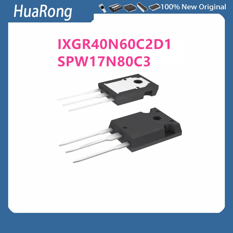 5Pcs/Lot  IXGR40N60C2D1 40N60C2D1 SPW17N80C3 17N80C3 TO-247