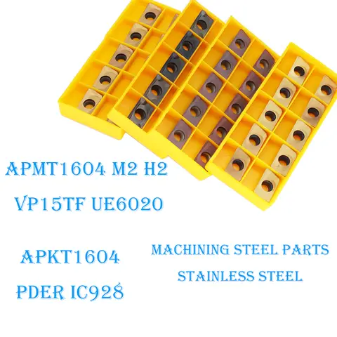 APMT1604 H2 M2 VP15TF UE6020 carbide inserts Turning tool APKT1604 IC928 Face Mill Lathe Tools Milling cutter CNC tool