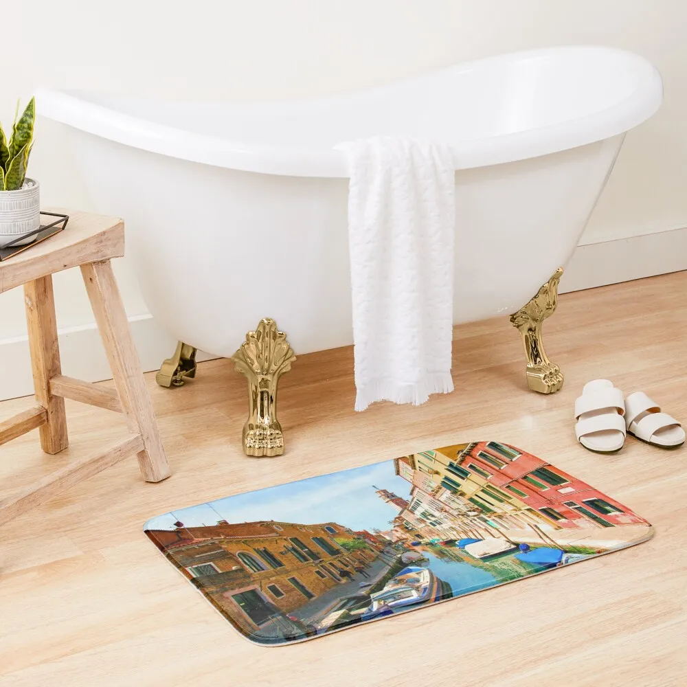 

Venice Italy Color Bath Mat Bathroom Utensils Carpet For Bath Anti-Skid Mat