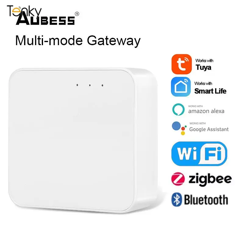 

Tuya 3.0 Smart Hub Multi-mode Wireless Gateway Bridge Works With Smart Life App Voice Control Alexa Home