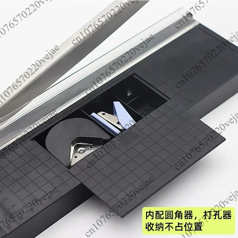 A4 Precision Paper Photo Trimmers Guillotine Cutter For Photo Labels Paper Cutting Tool with R4 Corner Rounder Cutting Board