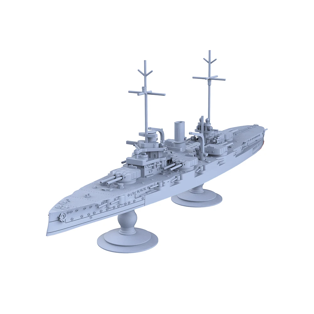 

SSMODEL SSC519 1/2000 1/3000 1/1800 Комплект военной модели SMS Nassau Class Westfalen Battelship