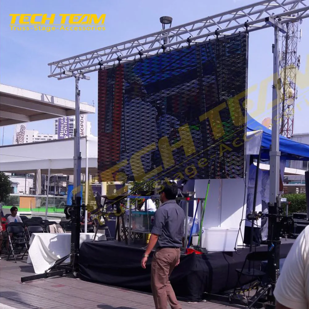 Outdoor Event Stage Big Power 5.5m Height Line Array Audio Speakers for Sale Line Array Speaker Stand