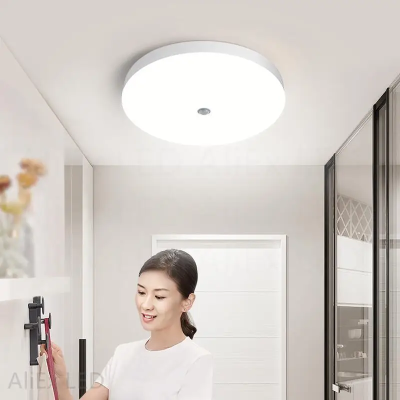 40W 36W 30W Motion Sensor Led Ceiling Light Fixtures Surface Mounted Ceiling Lamp Panel Night Light 220V 110V For Home Bedroom