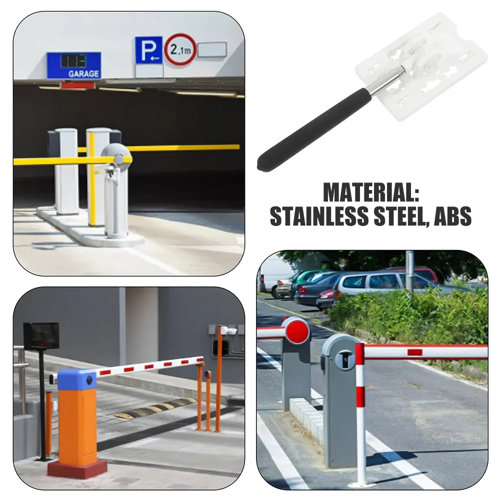 Parking Card Swiping Rod with Auto Extension Function for Vehicle Toll Payment Tool Mall Garage Telescoping