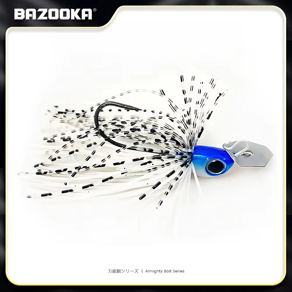 Bazooka Spinnerbait Draht Köder Angeln Köder Set Metall Spinner Haken Löffel Wobbler Künstliche Pailletten Bass Hecht Karpfen Eis Winter