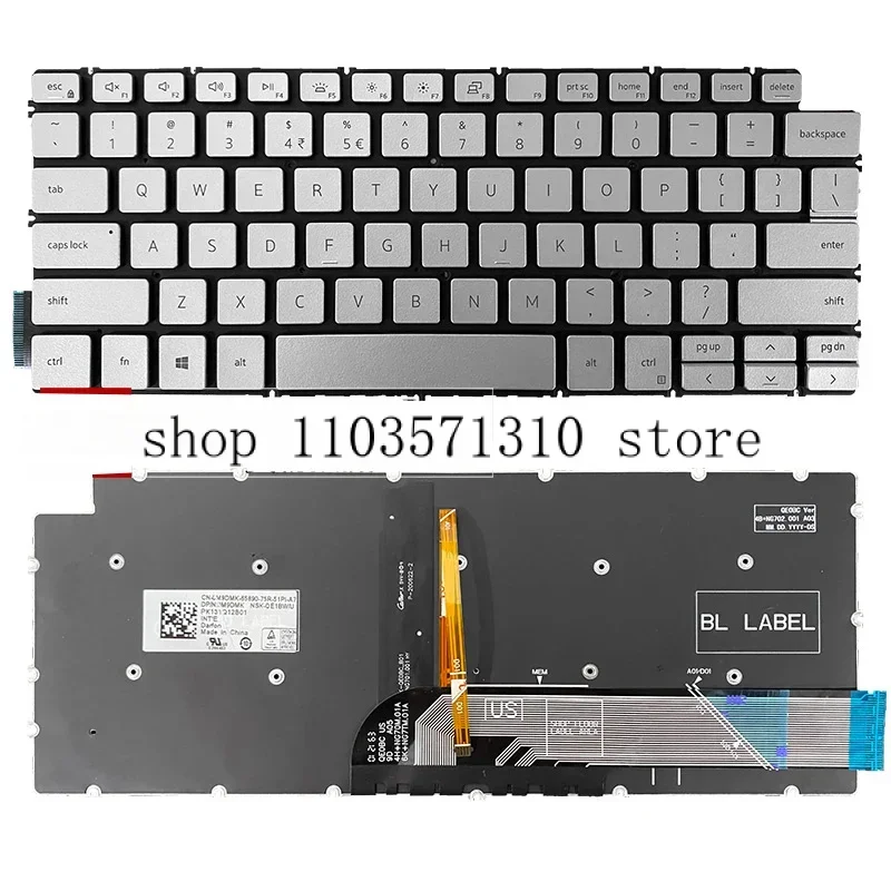 New ORIGINAL Laptop Keyboard For DELL Inspiron 7300 7306 7405 2-in-1