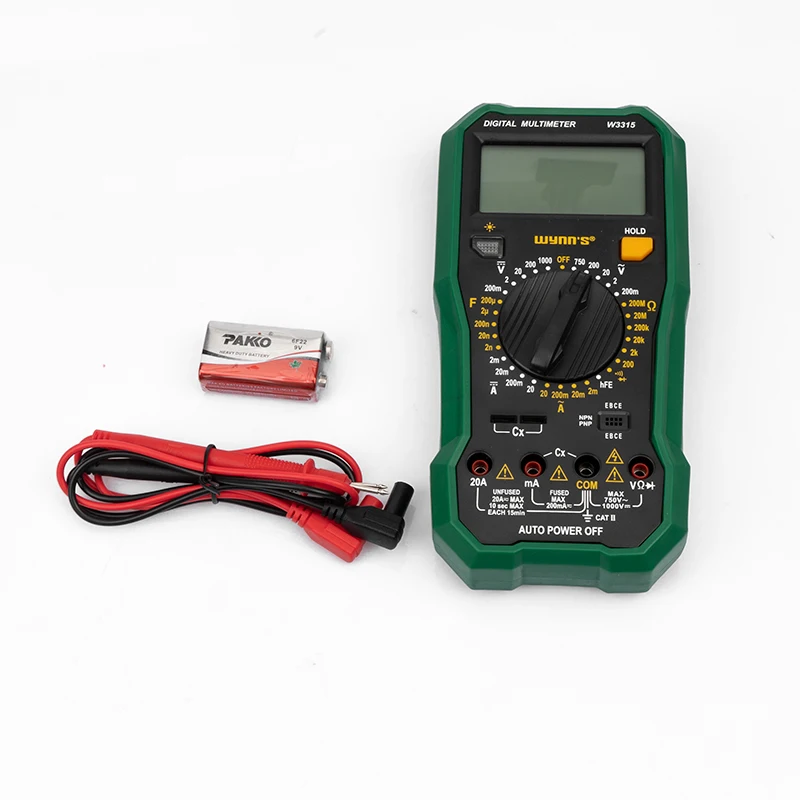 

Digital Voltmeter Ammeter AC And DC Voltage Resistance Automatic Multimeter Tester