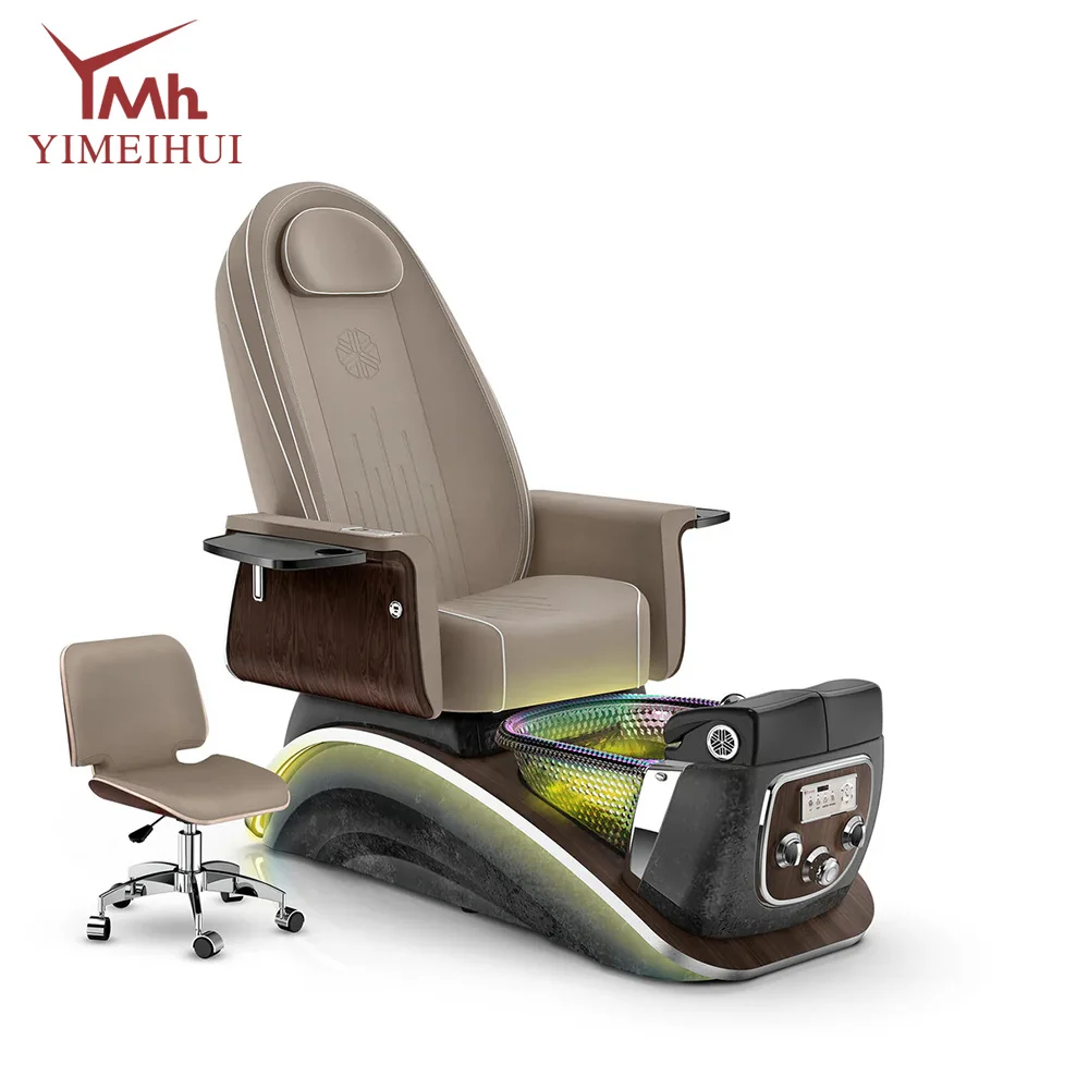 

Professional luxury salon electric nail manicure sofa body massage foot spa pedicure chair