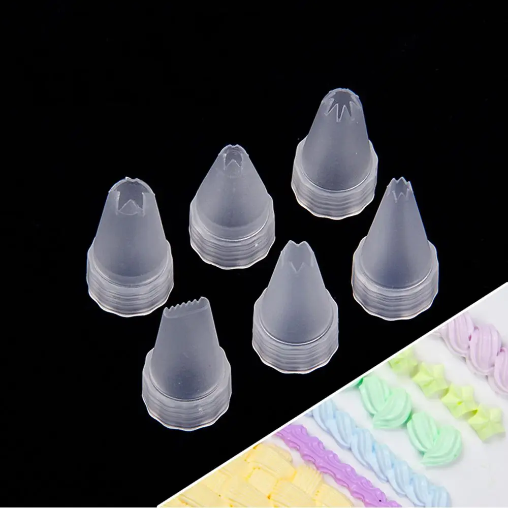 10Pcs Pastry Tips Mobile Phone Case Ice Cream Tool Baking Tools Flower Nozzle Piping Icing Nozzles Simulation Cream Glue