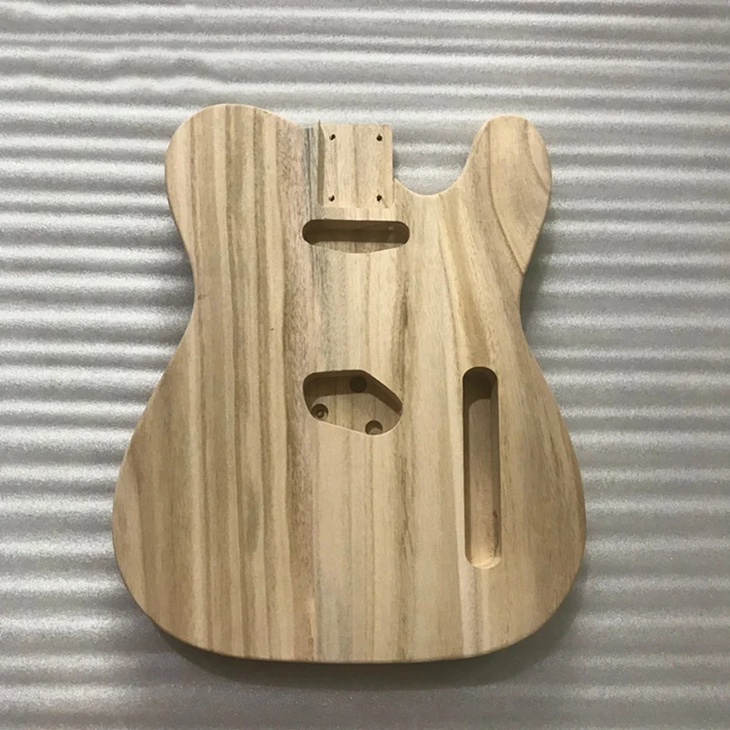 Hollowed Sanding Unfinished Handcraft Electric Bass Guitar Wood Body Barrel For Telecaster Style DIY Electric Guitar Body Parts