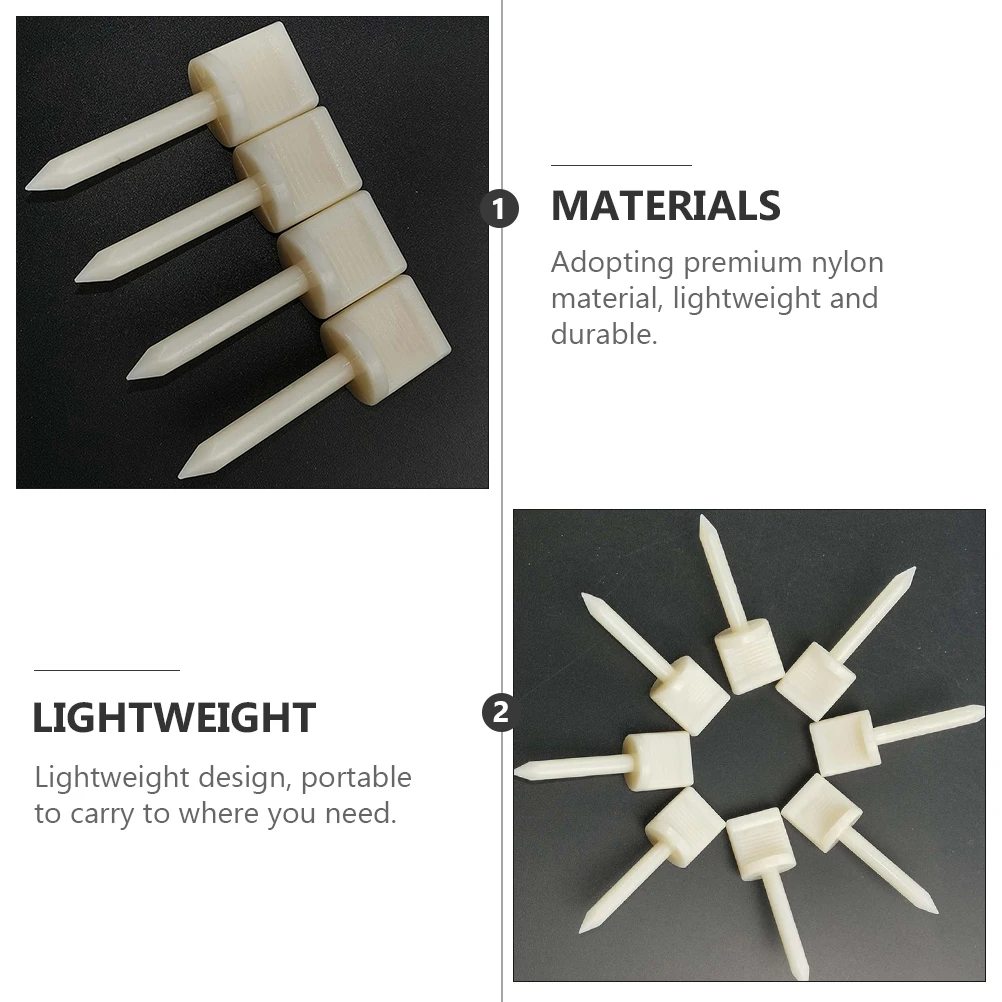 

10 Pcs Nail Lightweight Fixed Pin Outdoor Shooting Accessories Archery Practice Use Nylon for Archery
