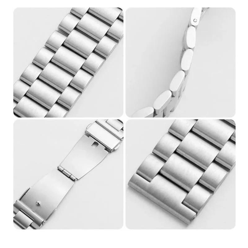 Metal Stainless Steel Strap For TicWatch Pro 5 24mm Band Link Bracelet Replacement Watchband for TicWatch Pro 5 watchstrap corre