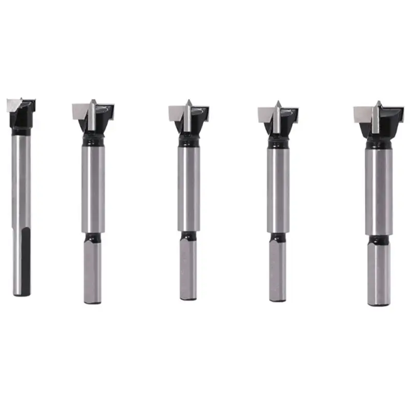 

Happy New- 3 Inch Forstner Bit With Triangular Shanks Contain 12 Mm, 15 Mm, 17 Mm, 20 Mm And 23 Mm
