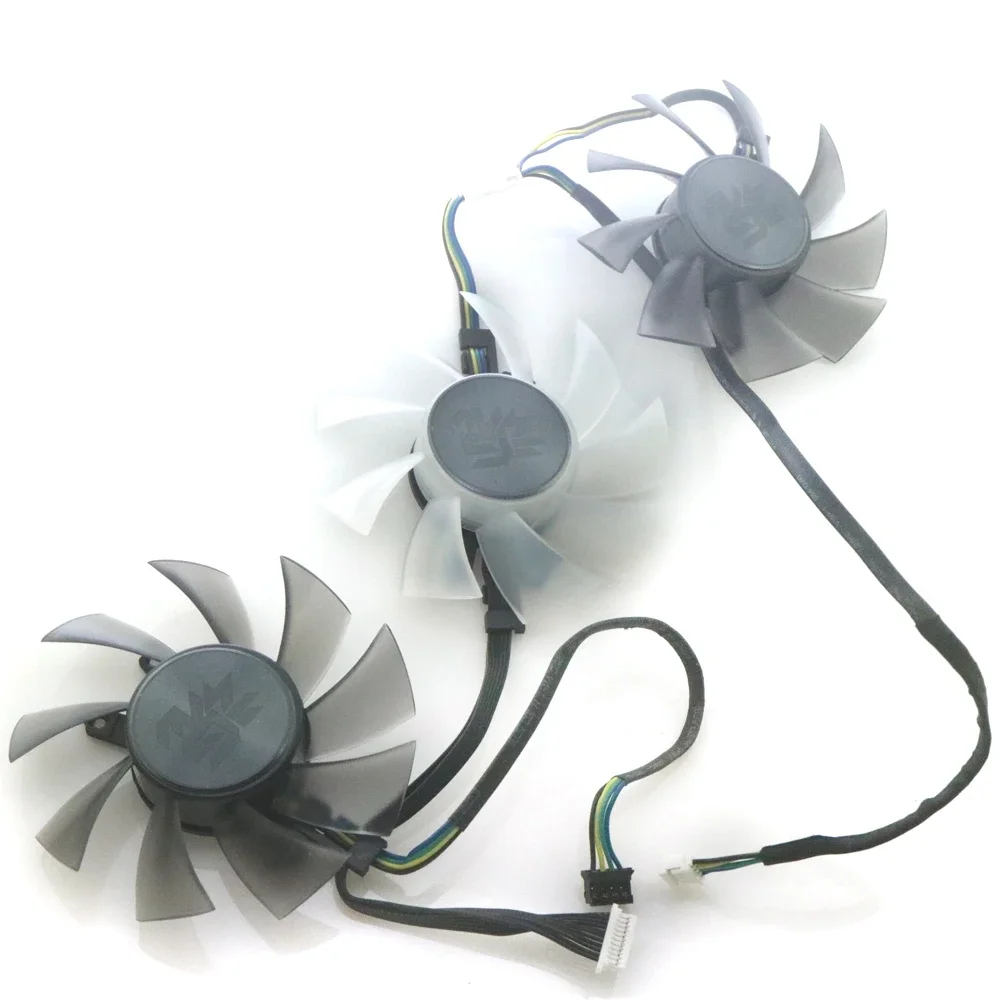 3pcs/Lot FD8015H12S 75mm 12V 0.32AMP 4Pin For Gainward RTX2060 RTX2080 SUPER G OC 2070 OC-8G Graphics Card Cooler Cooling Fan