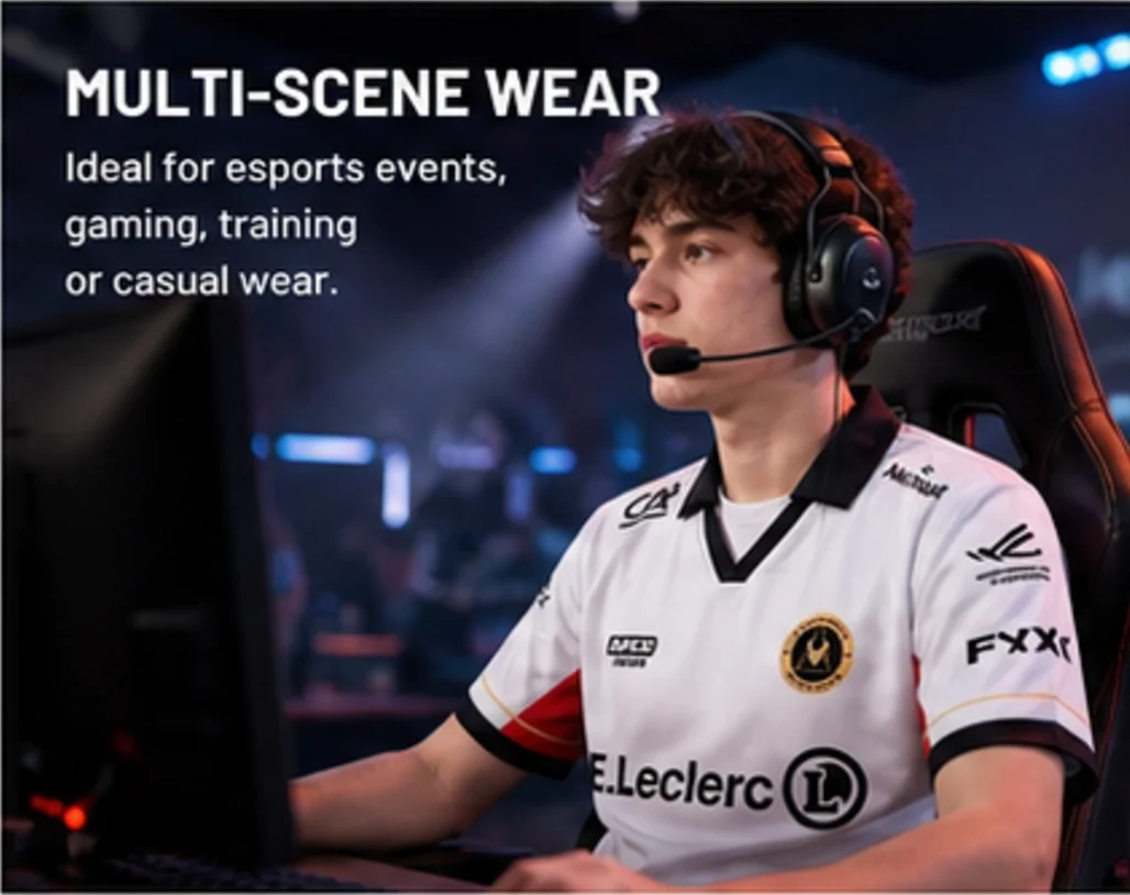 2026 CS2 Team Vitality VALORANT ZywOo ApEX Alternate Jersey Chronicle Training Breathable Quick-dry T-shirt Men's V-Neck Tops