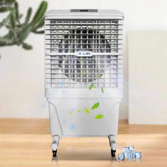 

Evaporative Air Cooler Three Side Cooling Pads Strong Airflow Cooling Pads Portable Air Cooler