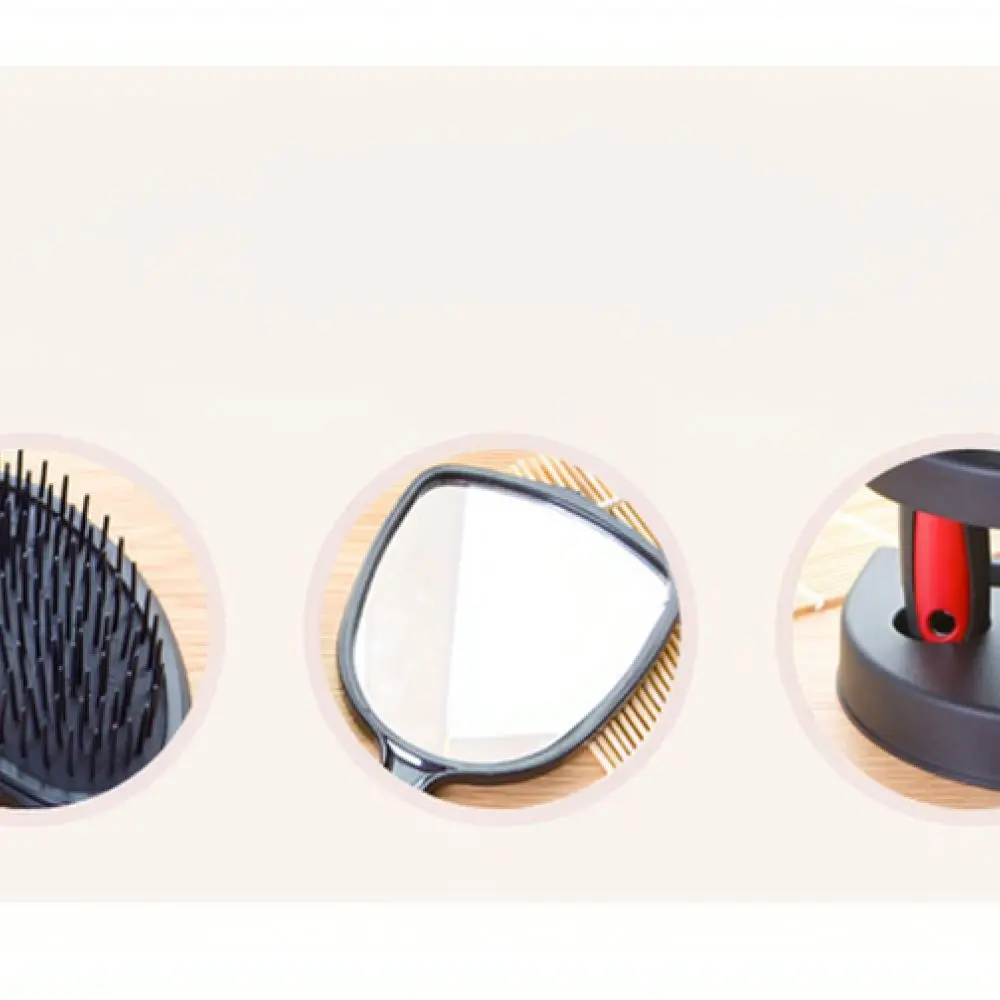 Professional Styling Set Handheld Cosmetic Mirror Air Cushion Brush Round Comb Hairdressing Beauty Accessories