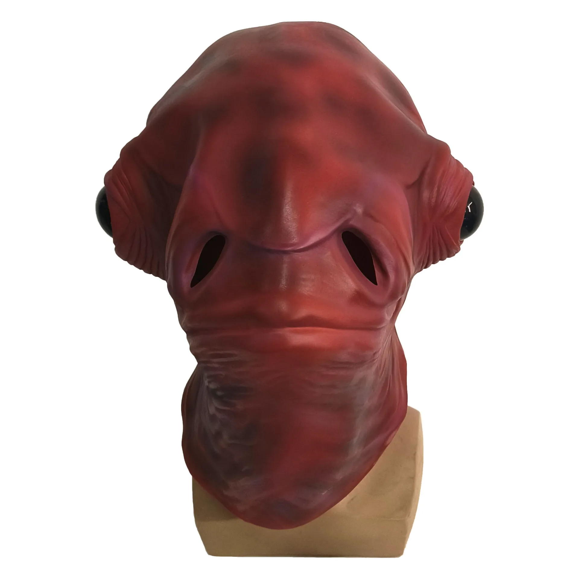 Topeng Latex Kepala Penuh Alie - Latex Alien Mask Realistic ulasan dan harga