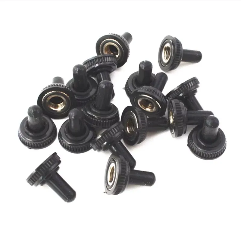 

10Pcs 6mm/12mm Rubber Waterproof Cover Hat Boot Cap Dust Proof Water Proof Protect For MTS/E-TEN Mini Toggle Switch