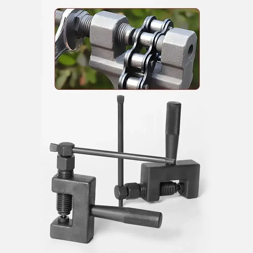 

Steel Bike Chain Detacher Repair Disassembly Bicycle Chain Breaker Riveting Tool Heavy Duty Bicycle Link Circuit Distributor