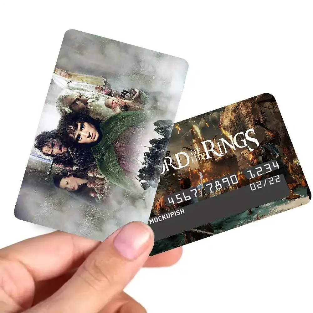 Classic Movie L-Lord Of The R-Rings 100% Hot Sale Amine Credit Debit Bank Card Bus Card Film Skin Sticker