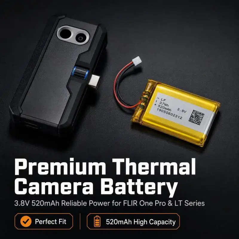 SDL702035 LF602035-02 Li-polymer Replacement Battery for FLIR One Pro One Pro LT 435-0012 Thermal Imaging Infrared Camera