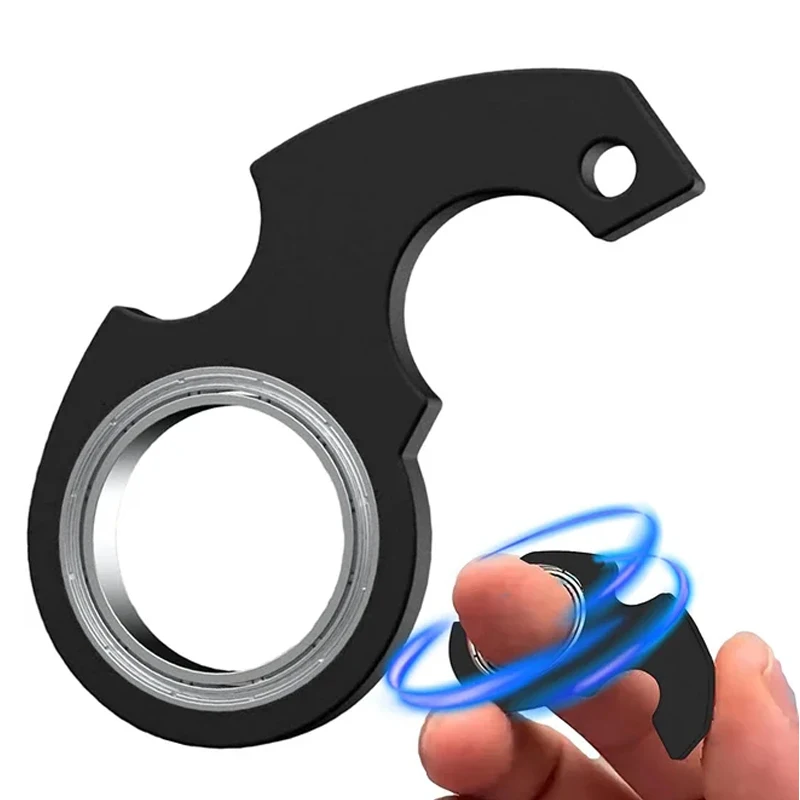 Porte-clés créatif Spinner Toys pour adultes et enfants, gadgets EDC, grande urgence, cadeaux Fidget, TDAH, ms, anlande, instituts, articles, 5 pièces